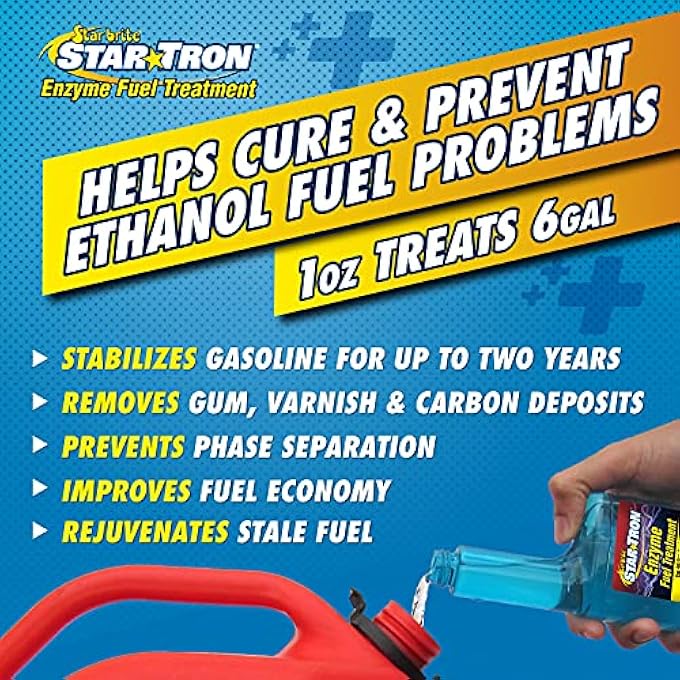 Star Brite 14316 STAR TRON ENZYME FUEL TREATMENT - CLASSIC GAS FORMULA 143-16 OZ. TREATS 96 GALLON, - Image 5